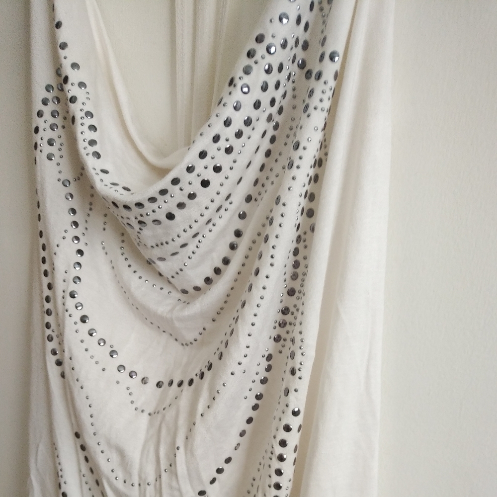 Amazing Queen Studded Metal Racerback Flowy Top
